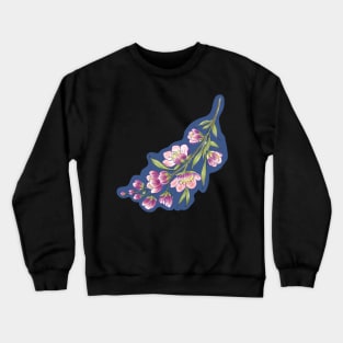 Blossoming cherry branch Crewneck Sweatshirt